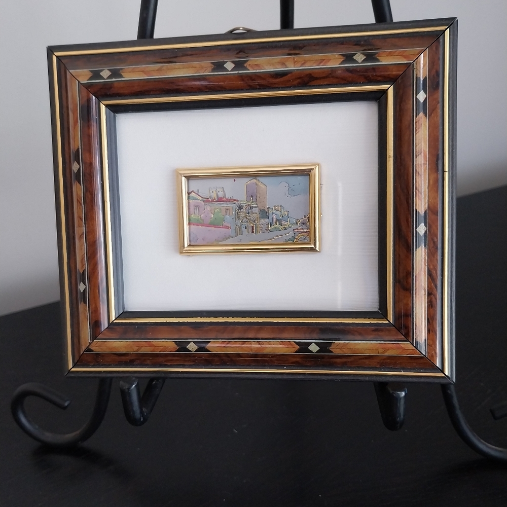 Silver Sterling Two Framed Art Pieces - Picture 5 of 13